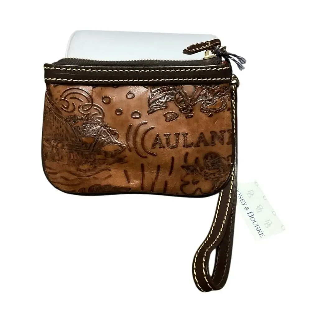 Dooney & Bourke Embossed Disney Aulani Wristlet NEW